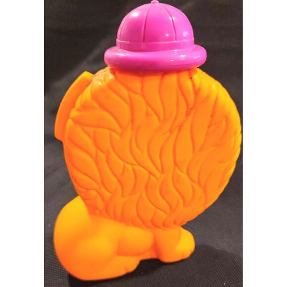 Vintage 1981 Lion Leo Avon Shampoo Bottle Figure With Pink Hat Kitsch - Picture 3 of 8